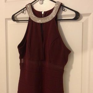Burgundy Formal Dress